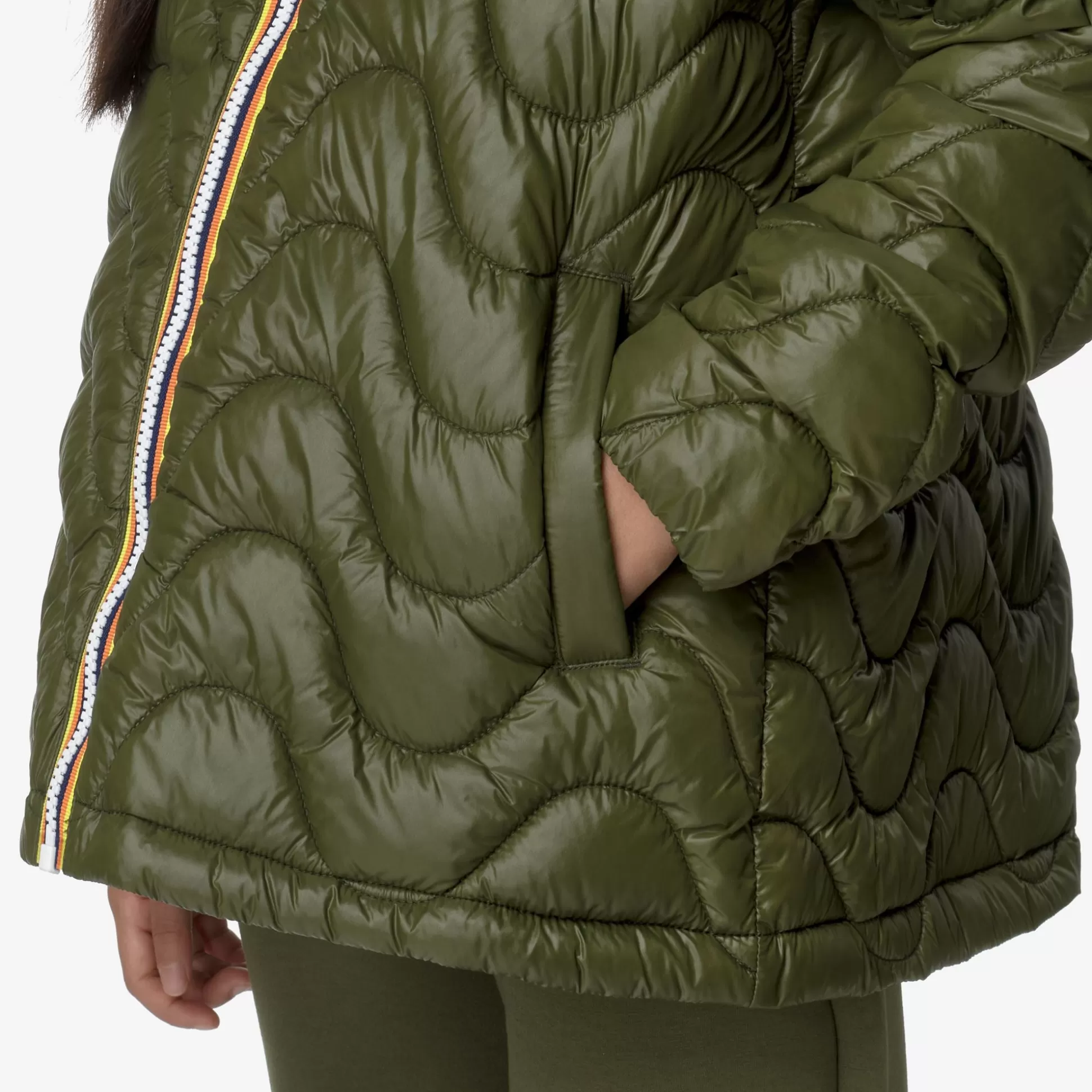 Hot K-Way P. MADLAINE QUILTED WARM Greencypress