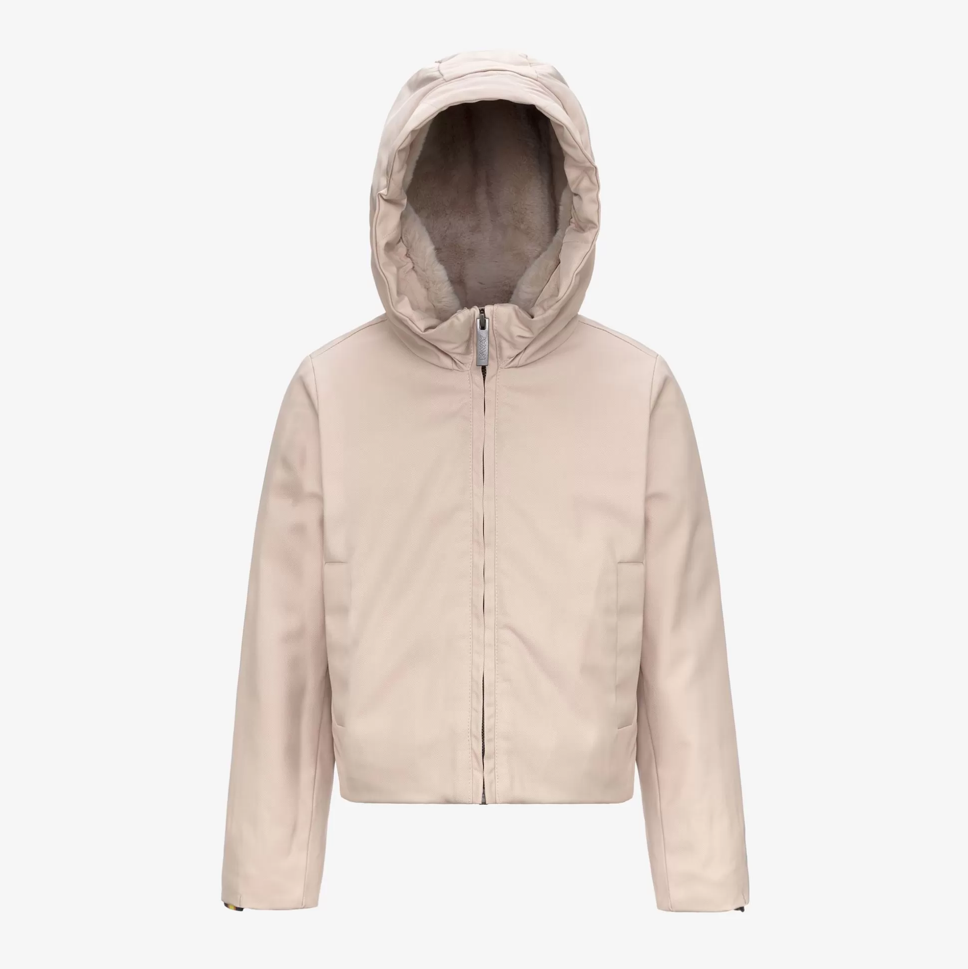 Clearance K-Way P. OLGA TWILL FUR Pinktint-natural