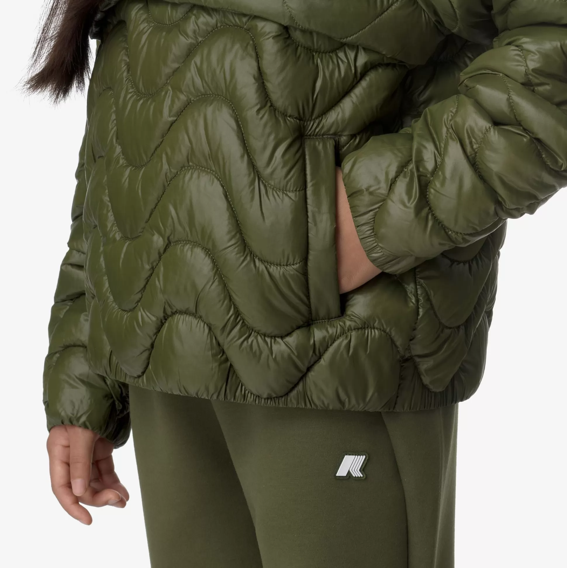 Best K-Way P. SOJENNE QUILTED WARM Greencypress