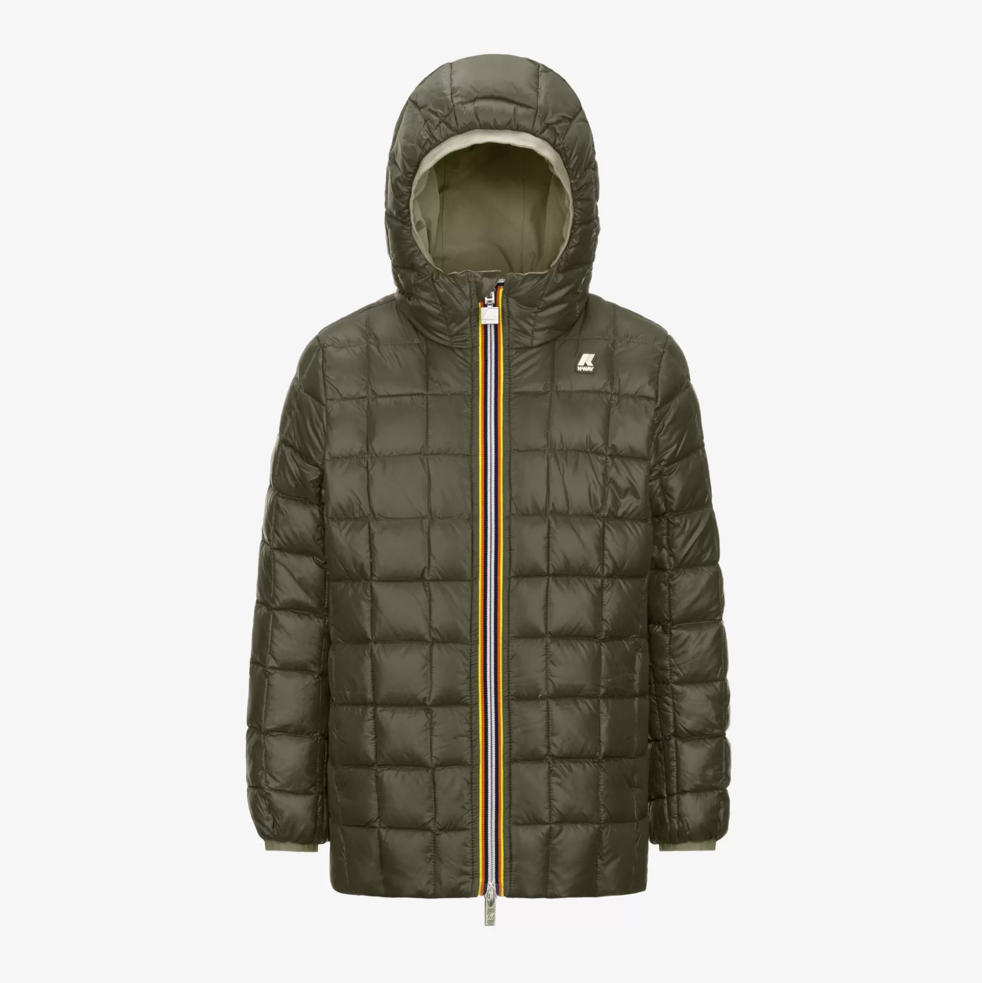 Discount K-Way P. SOPHIE ST THERMO REVERSIBLE Greens-greenb