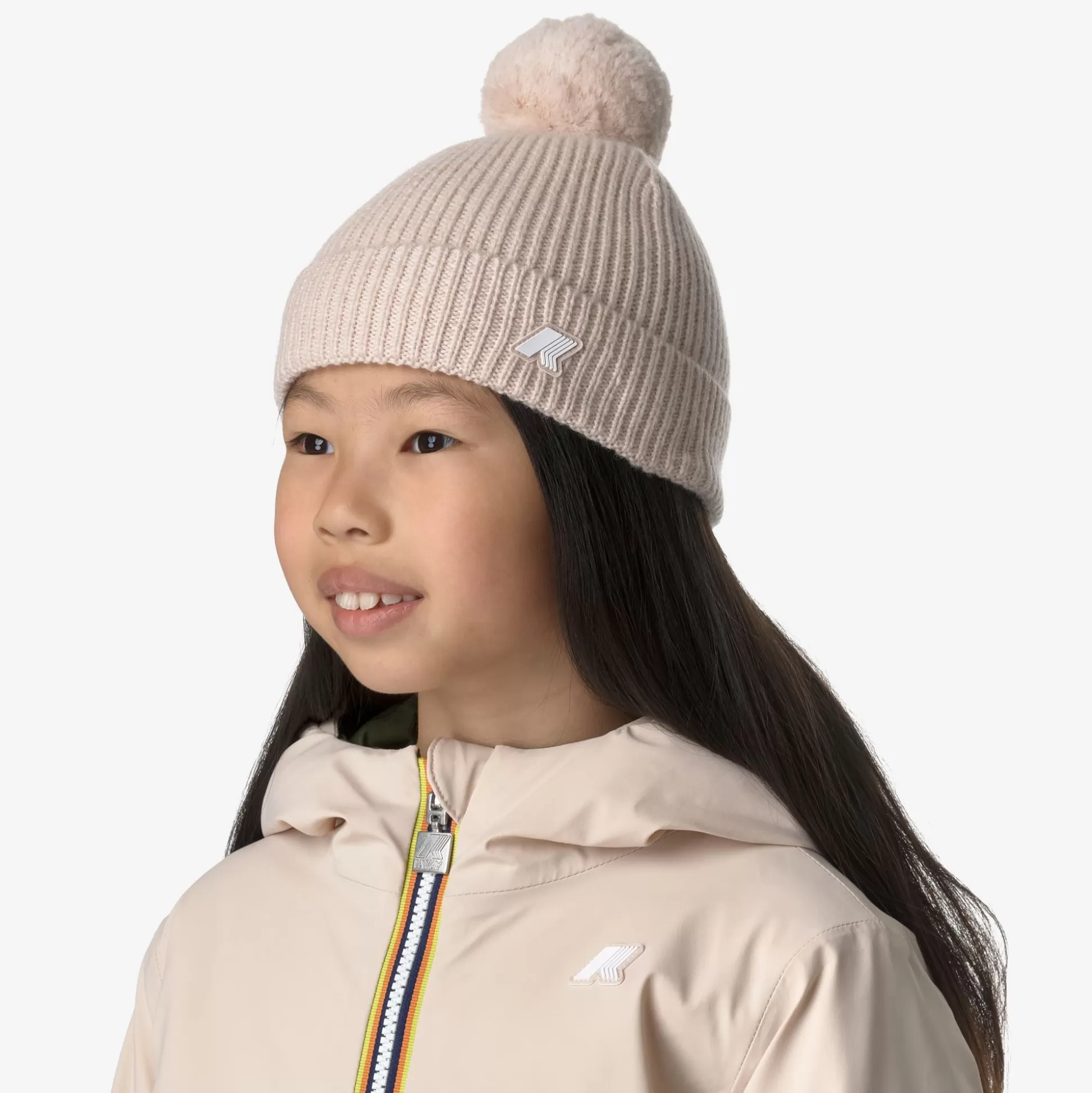Clearance K-Way P. VINCIENNE CARDIGAN STITCH Pinktintmelange
