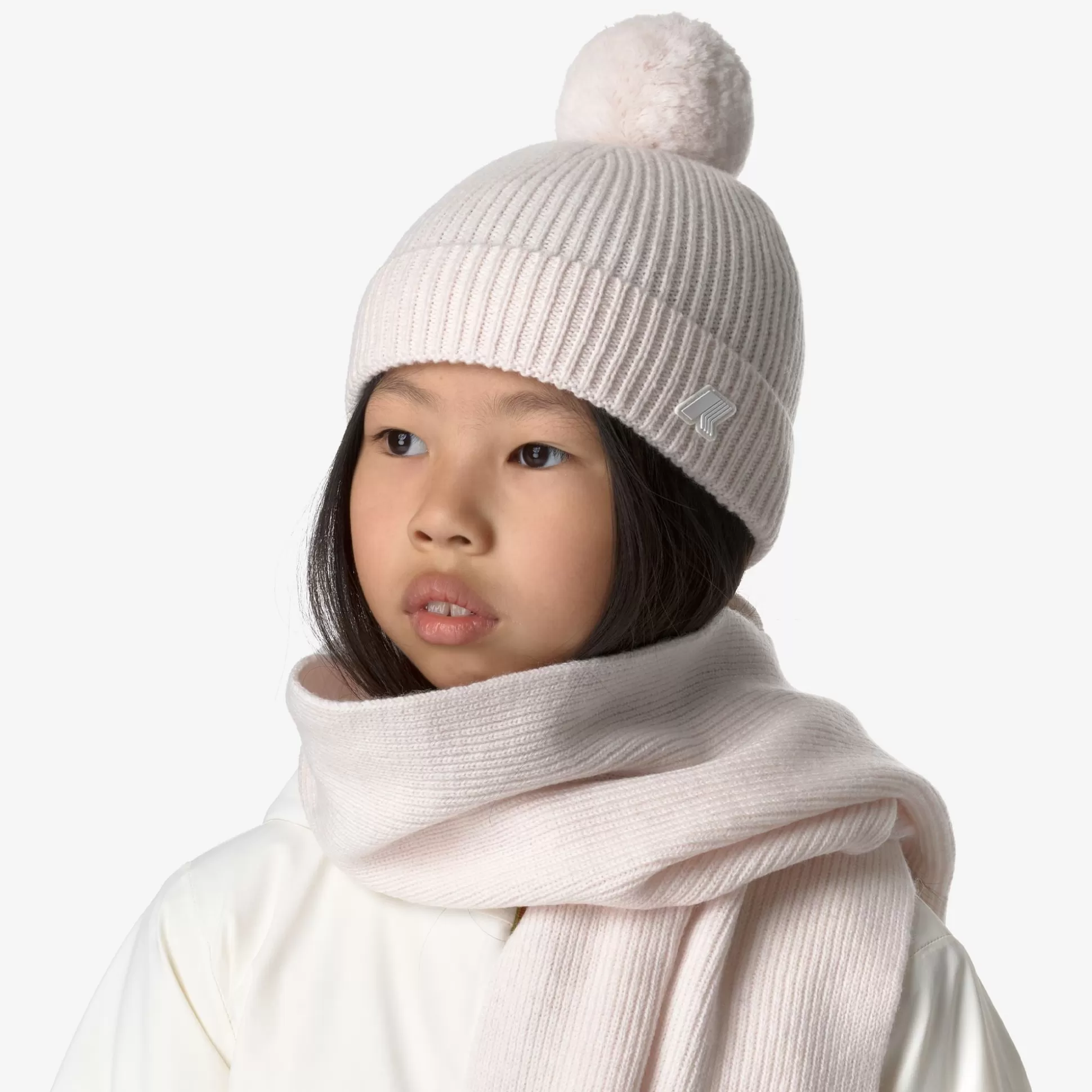 Best Sale K-Way P. VINCIENNE CARDIGAN STITCH Whitegardeniamelange