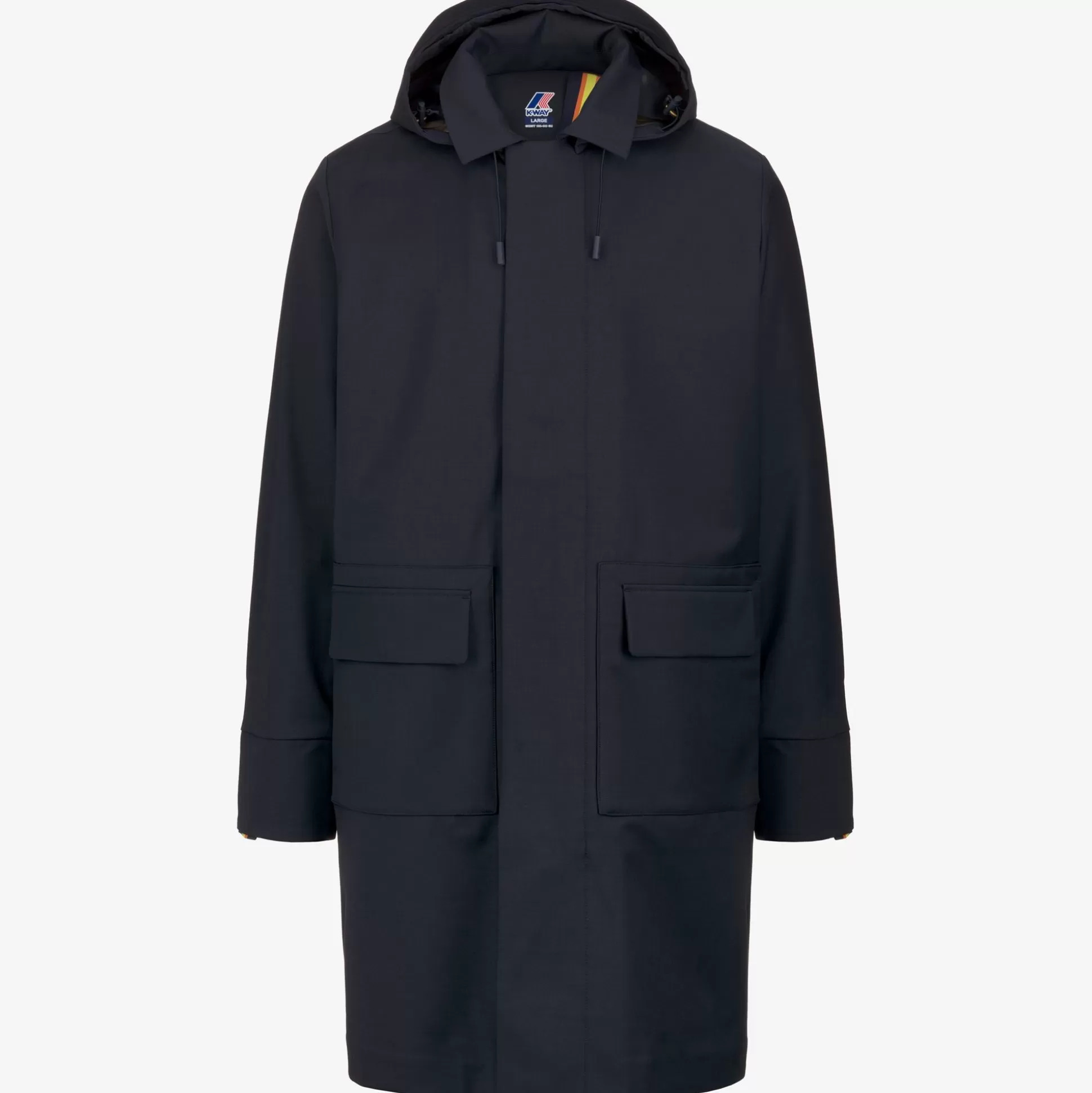 Fashion K-Way POIROL TECH WOOL BLEND Bluedepth