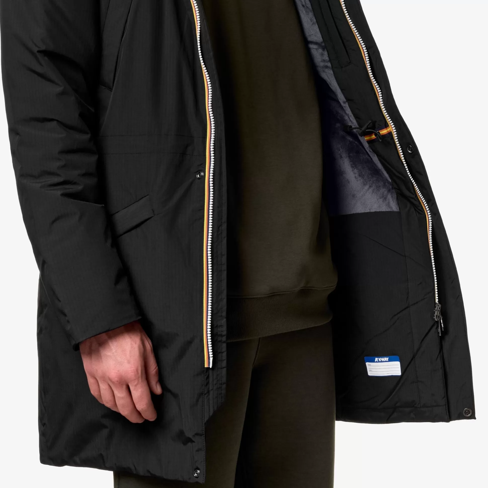 Outlet K-Way REMI RIPSTOP MARMOTTA Blackp-bluea
