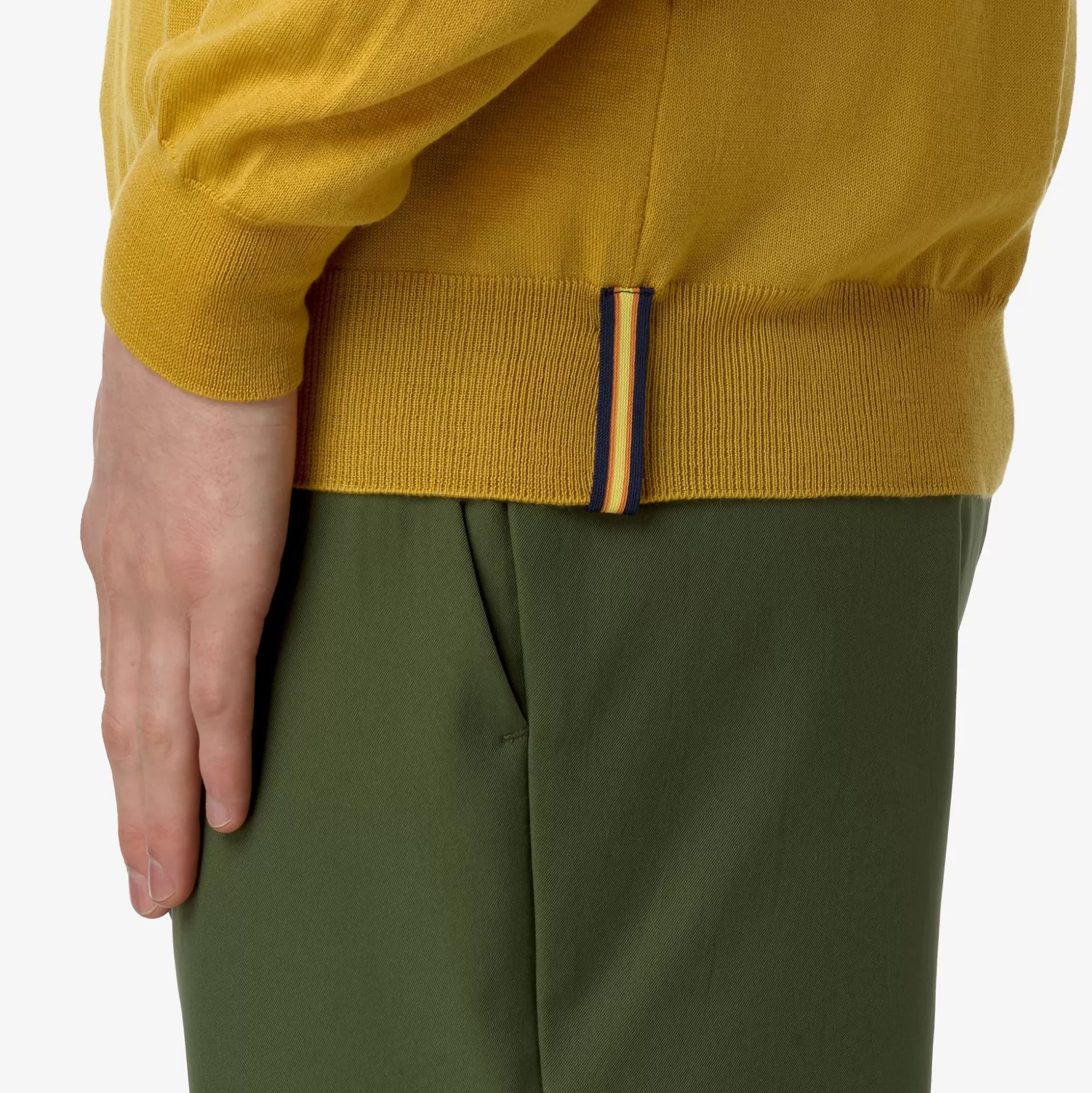 Shop K-Way REY WOOL MERINO BLEND Yellowgoldenrod