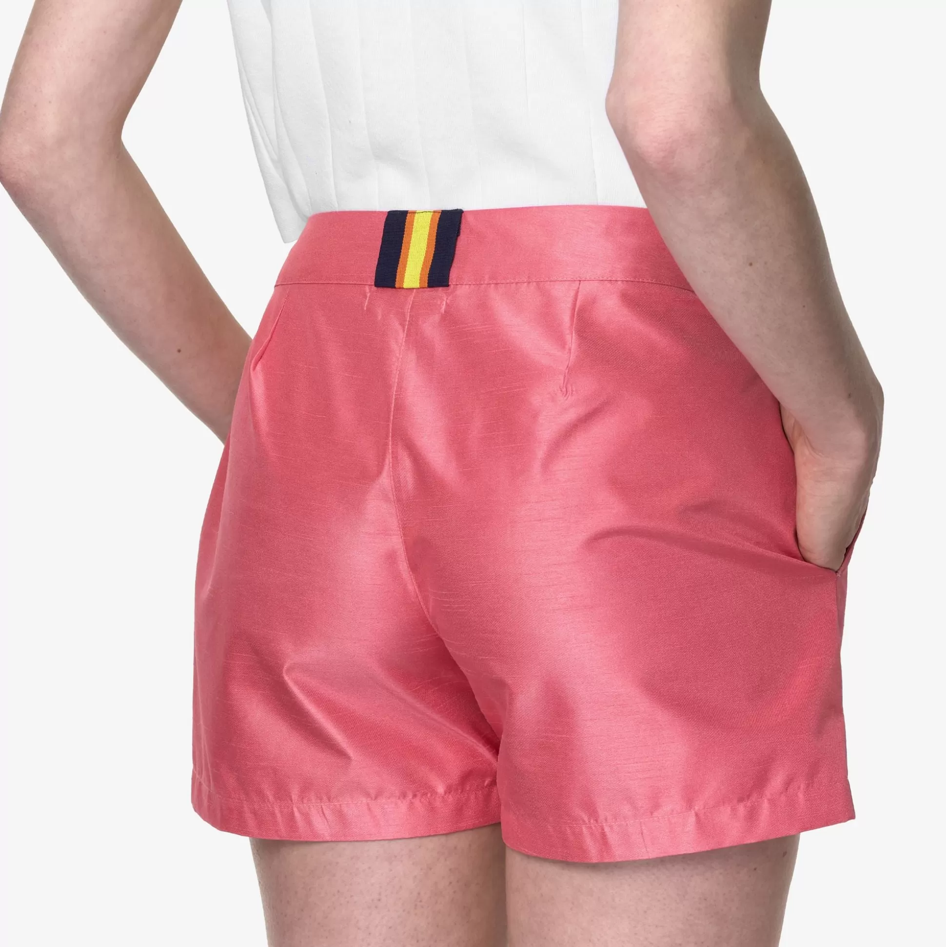 Cheap K-Way SHORY SHANTUNG Pinkcameliashantung