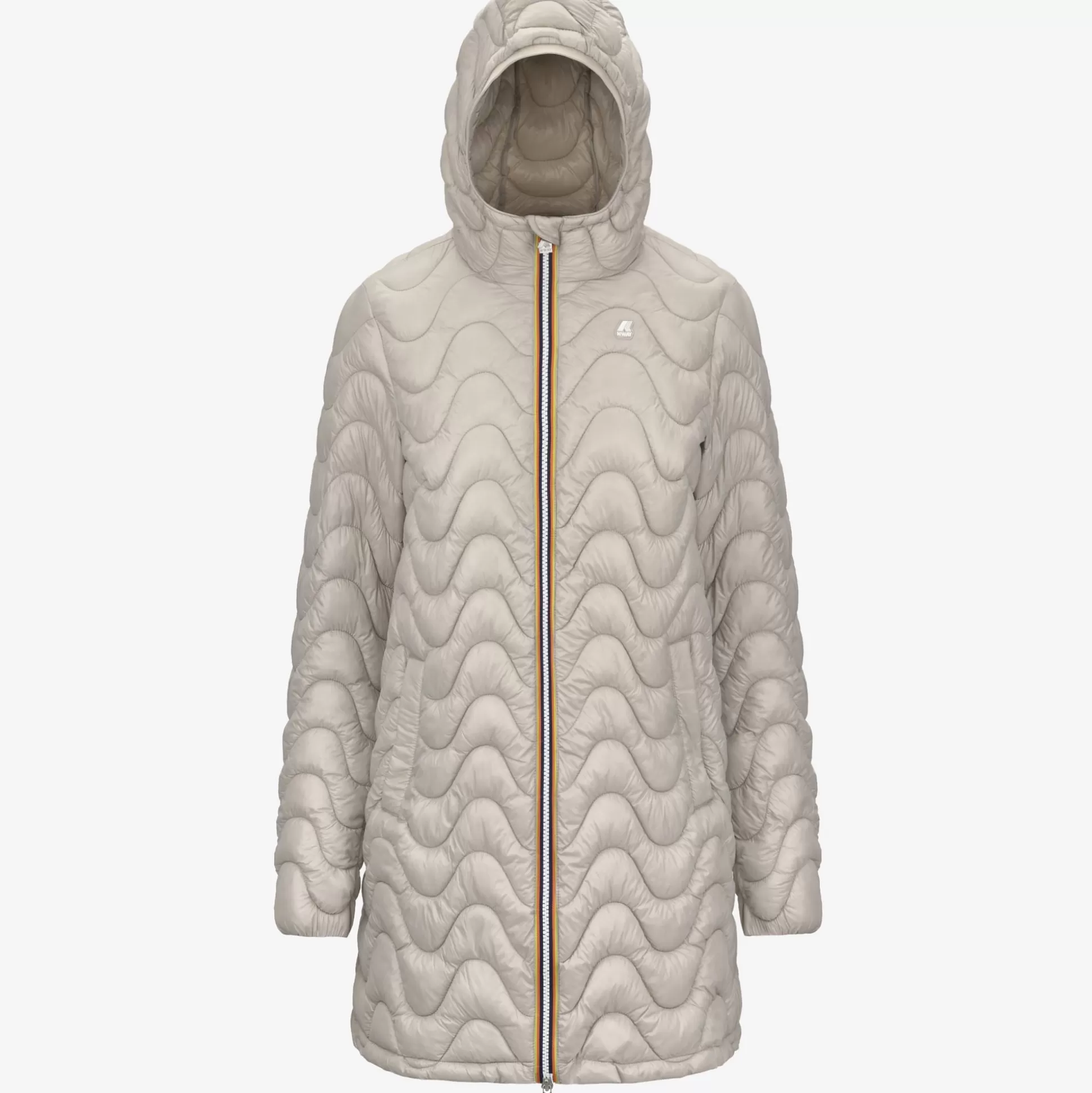 Discount K-Way SOPHIE QUILTED WARM Beigegrey
