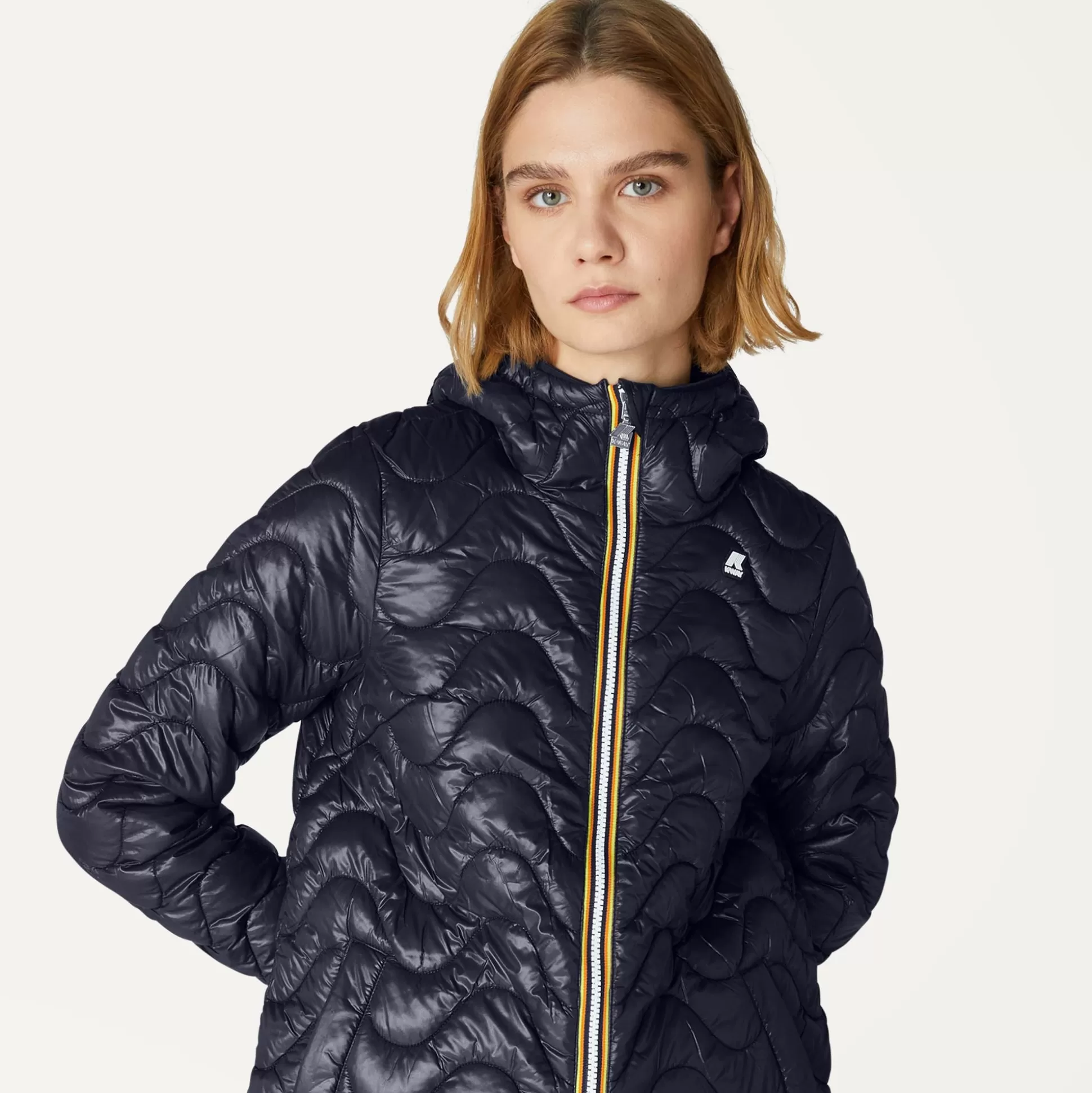 Discount K-Way SOPHIE QUILTED WARM Bluedepth