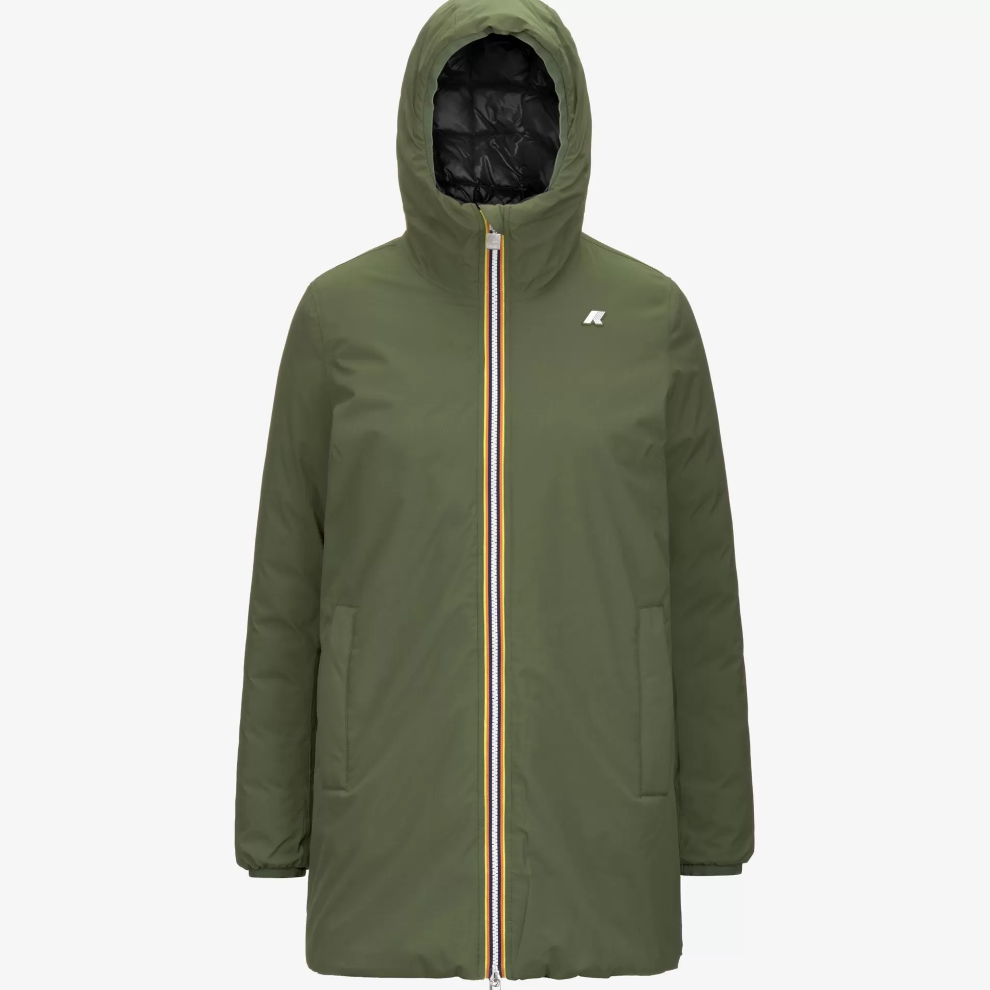 Outlet K-Way SOPHIE ST THERMO REVERSIBLE Greenc-blackp