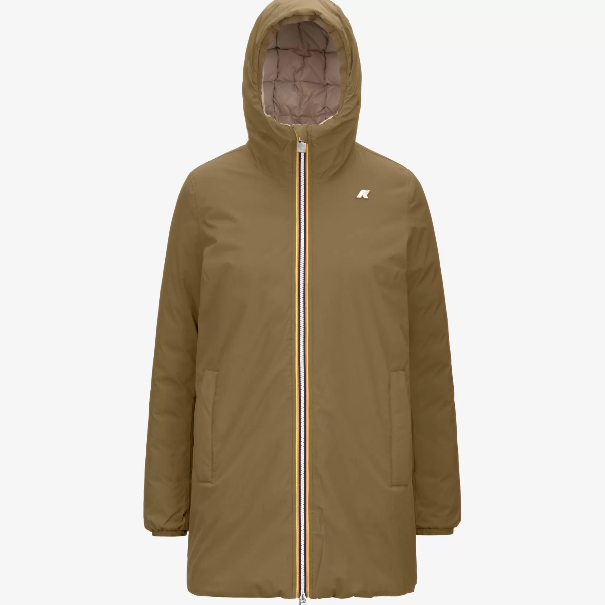 Store K-Way SOPHIE ST THERMO REVERSIBLE Brownc-pinkt