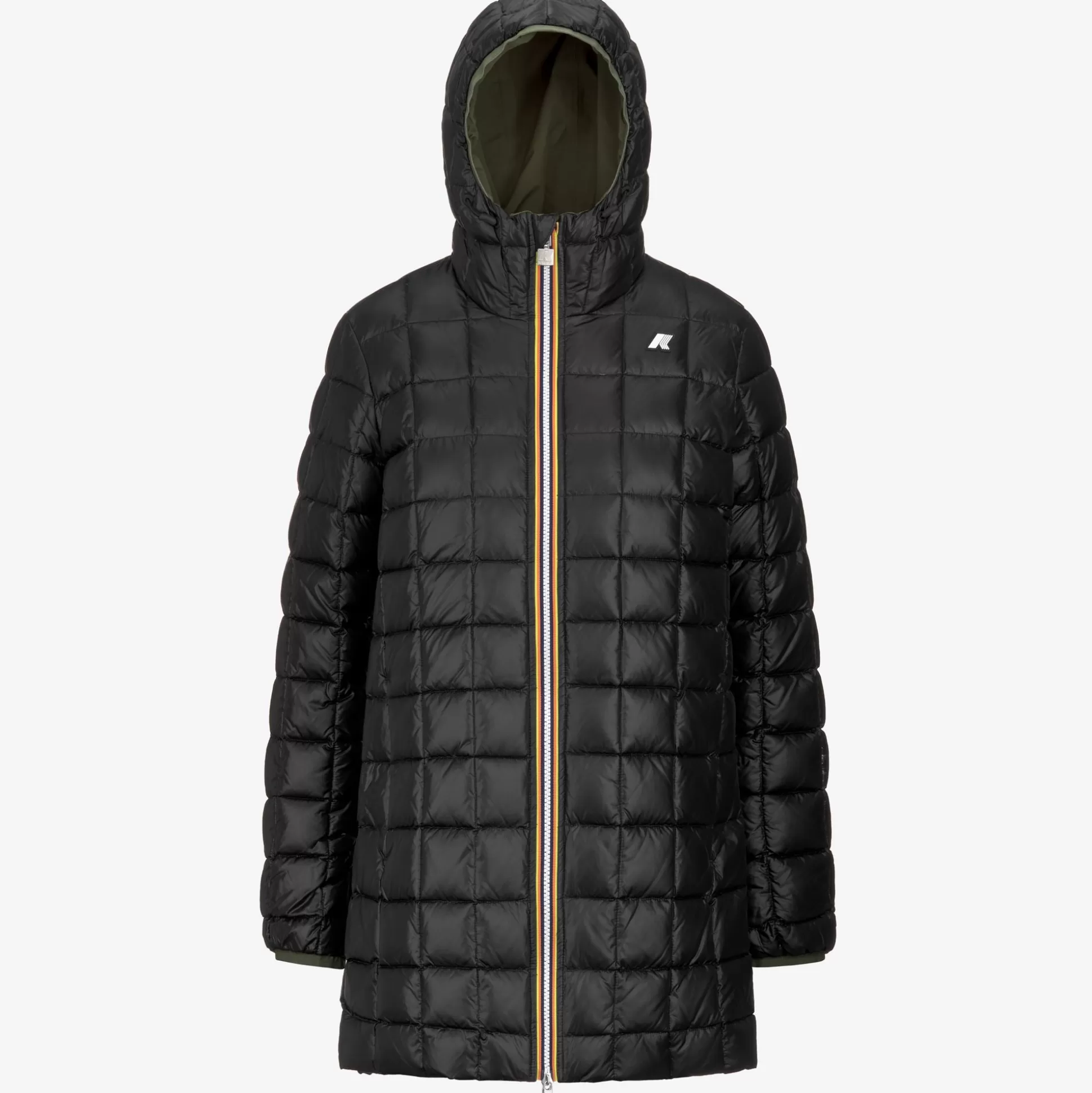 Outlet K-Way SOPHIE ST THERMO REVERSIBLE Greenc-blackp