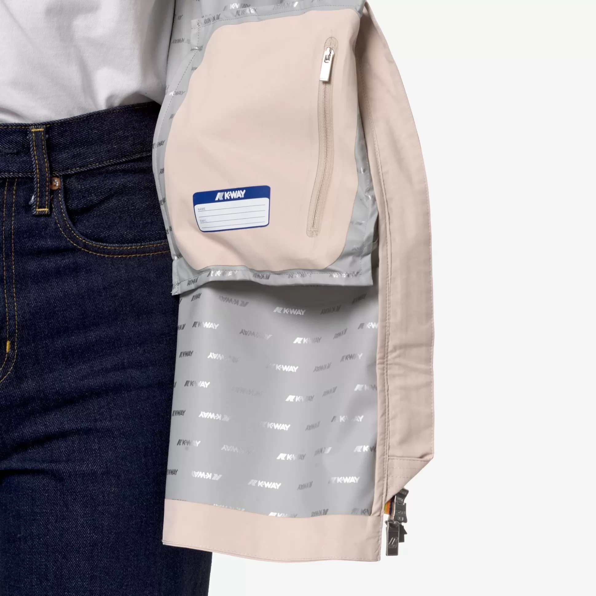 Fashion K-Way SOPHIE STRETCH DOT Pinkgardenia