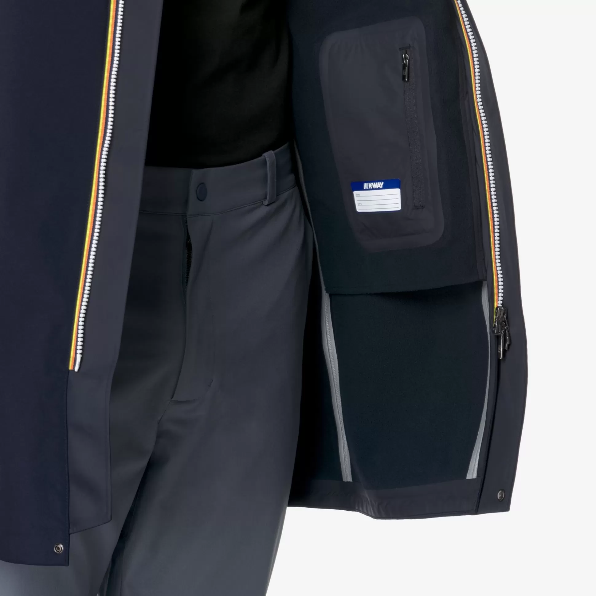 Outlet K-Way THOMAS BONDED Bluedepth-bluedepth