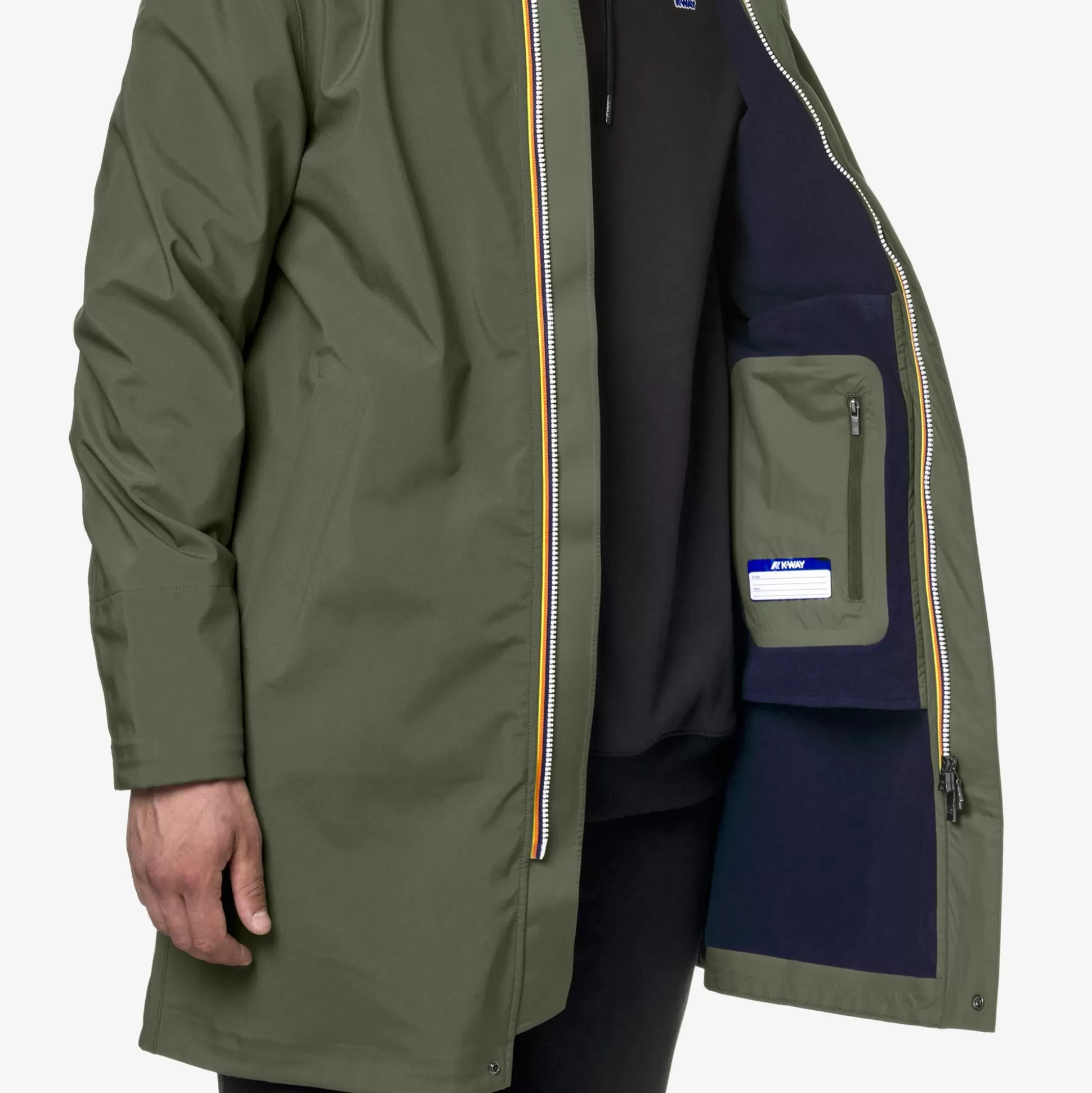 Store K-Way THOMAS BONDED Greenb-bluedepth