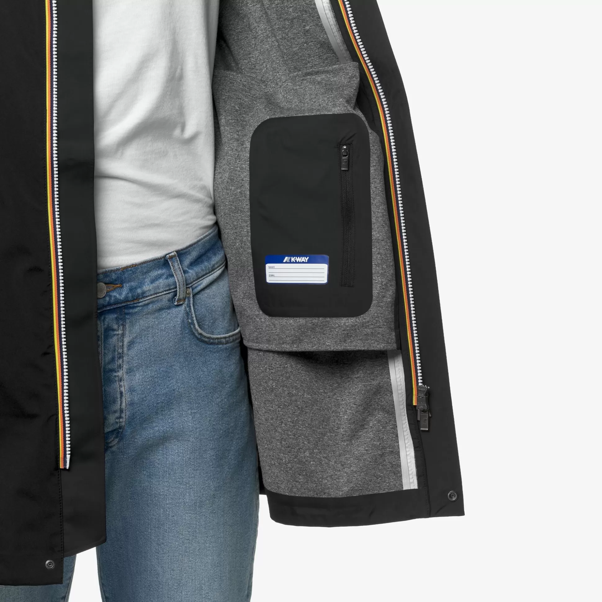 Flash Sale K-Way TOMMY BONDED JERSEY Blackpure