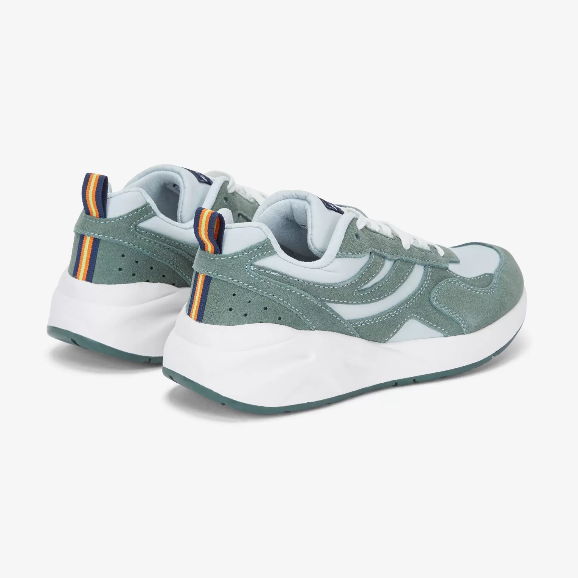 Clearance K-Way TRAINING 3.0 LACES Greylt-greenlaurel-white
