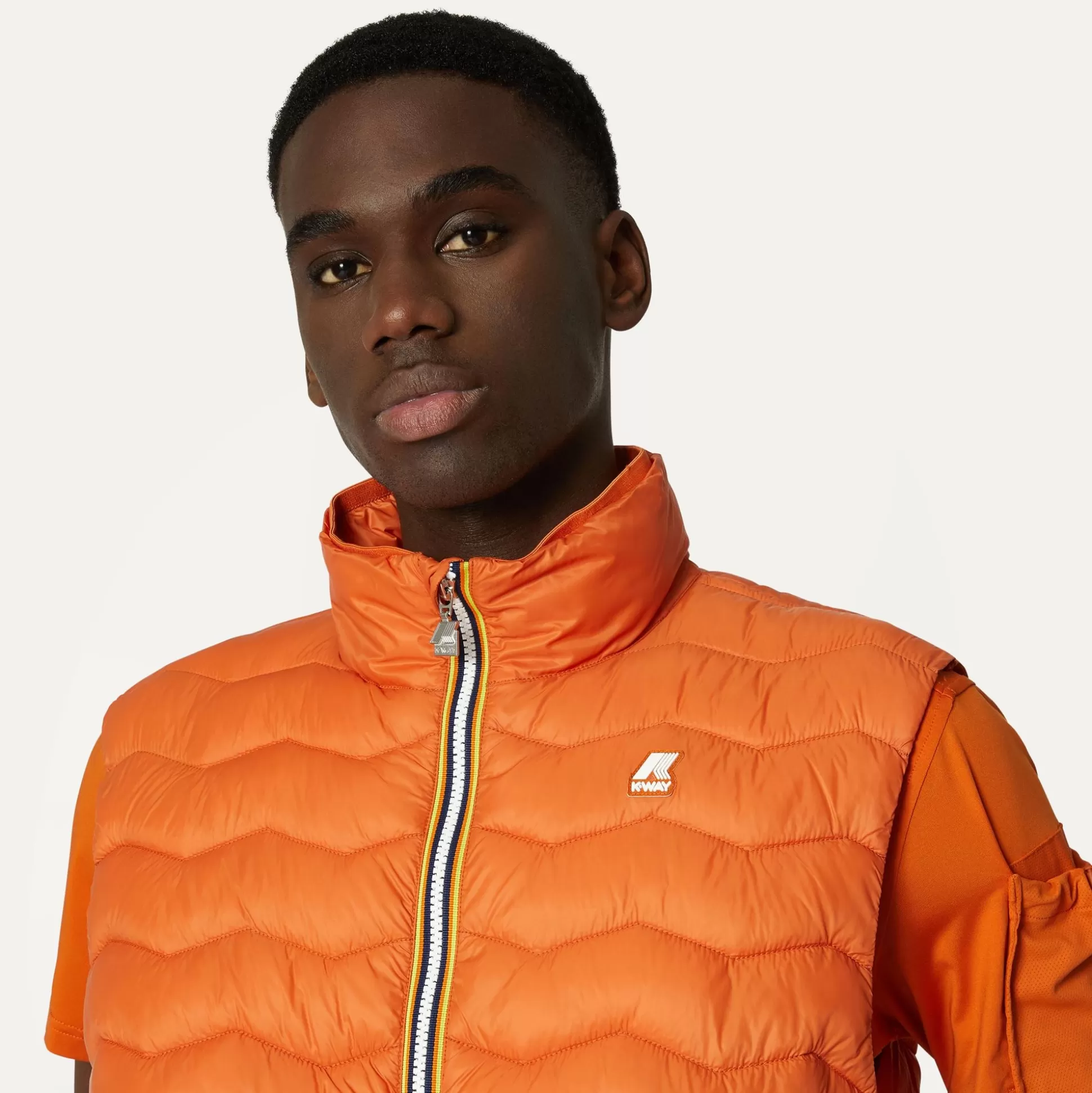 Store K-Way VALEN QUILTED WARM Orangecopper