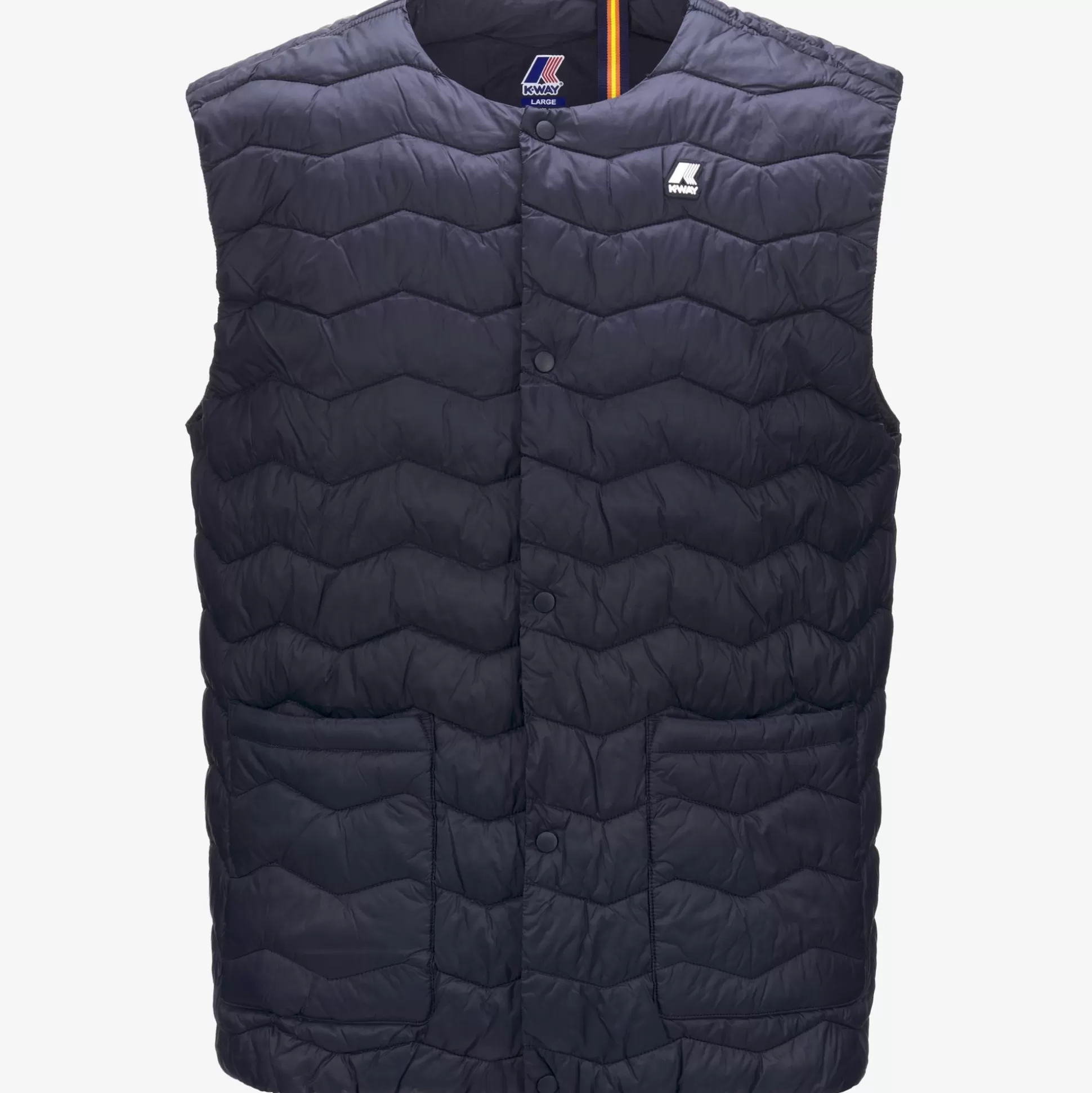 Cheap K-Way VALTY QUILTED WARM Bluedepth