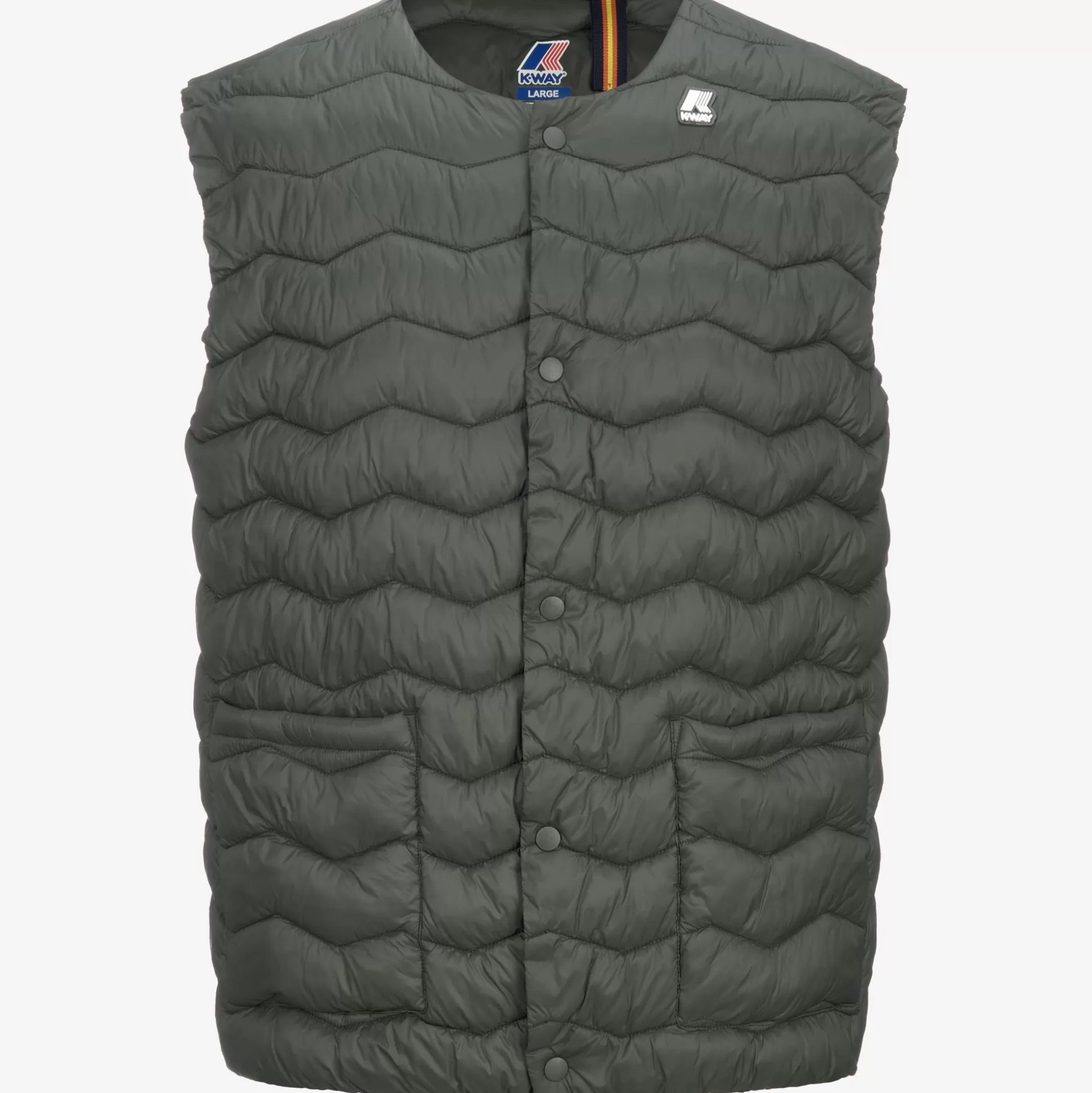 Store K-Way VALTY QUILTED WARM Greenblackish