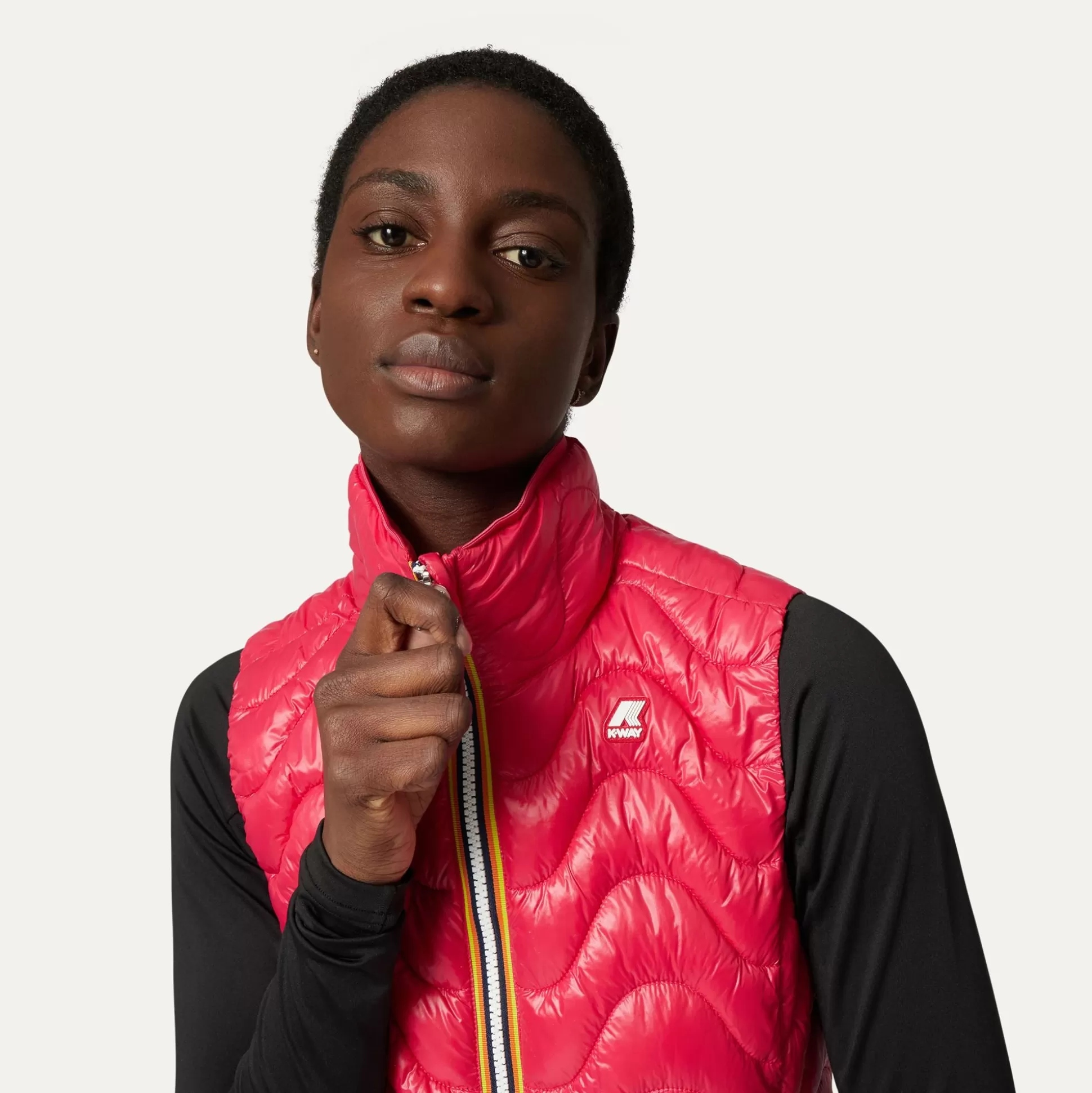 Cheap K-Way VIOLE QUILTED WARM Redberry