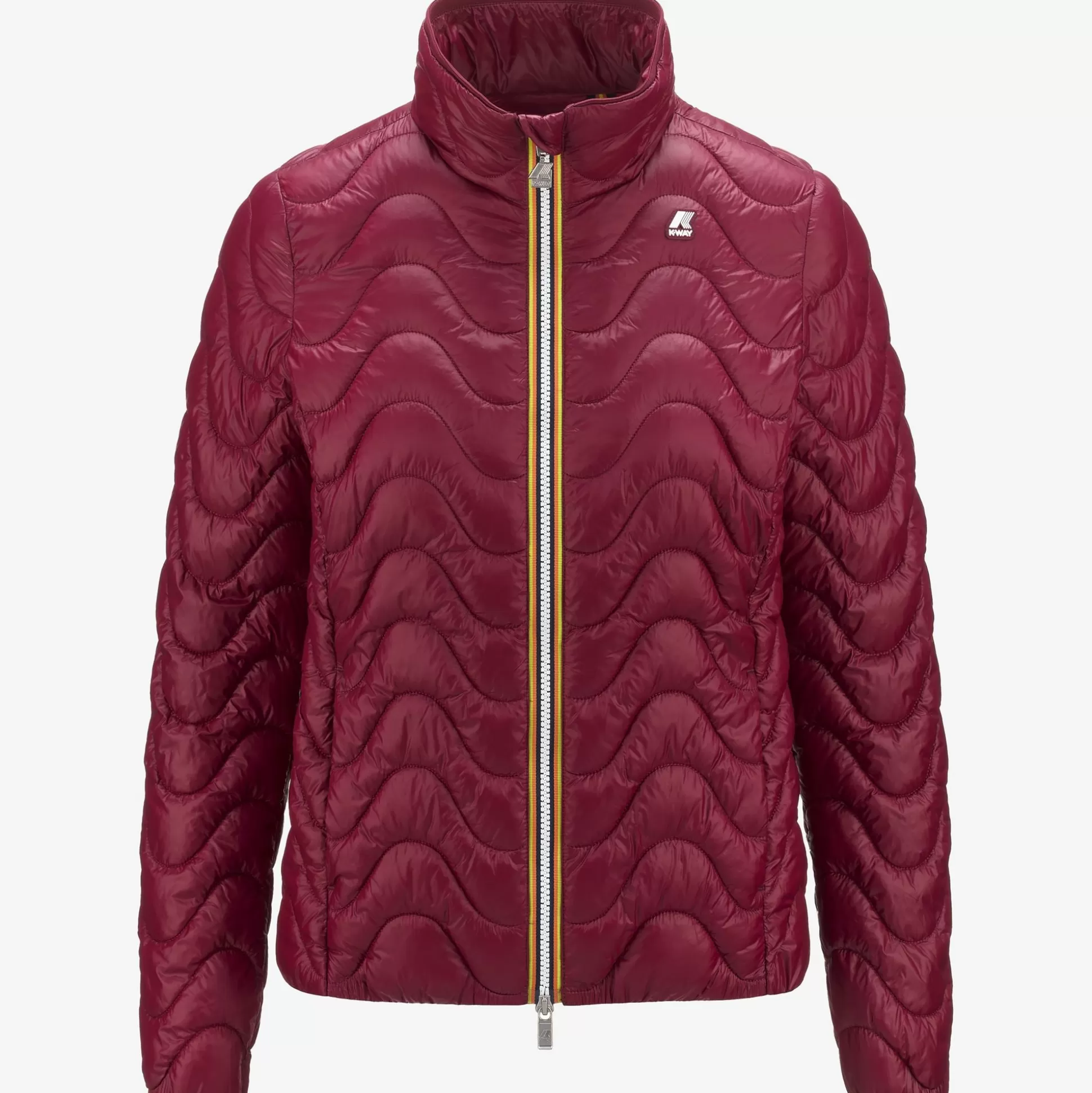 Store K-Way VIOLETTE QUILTED WARM Reddk
