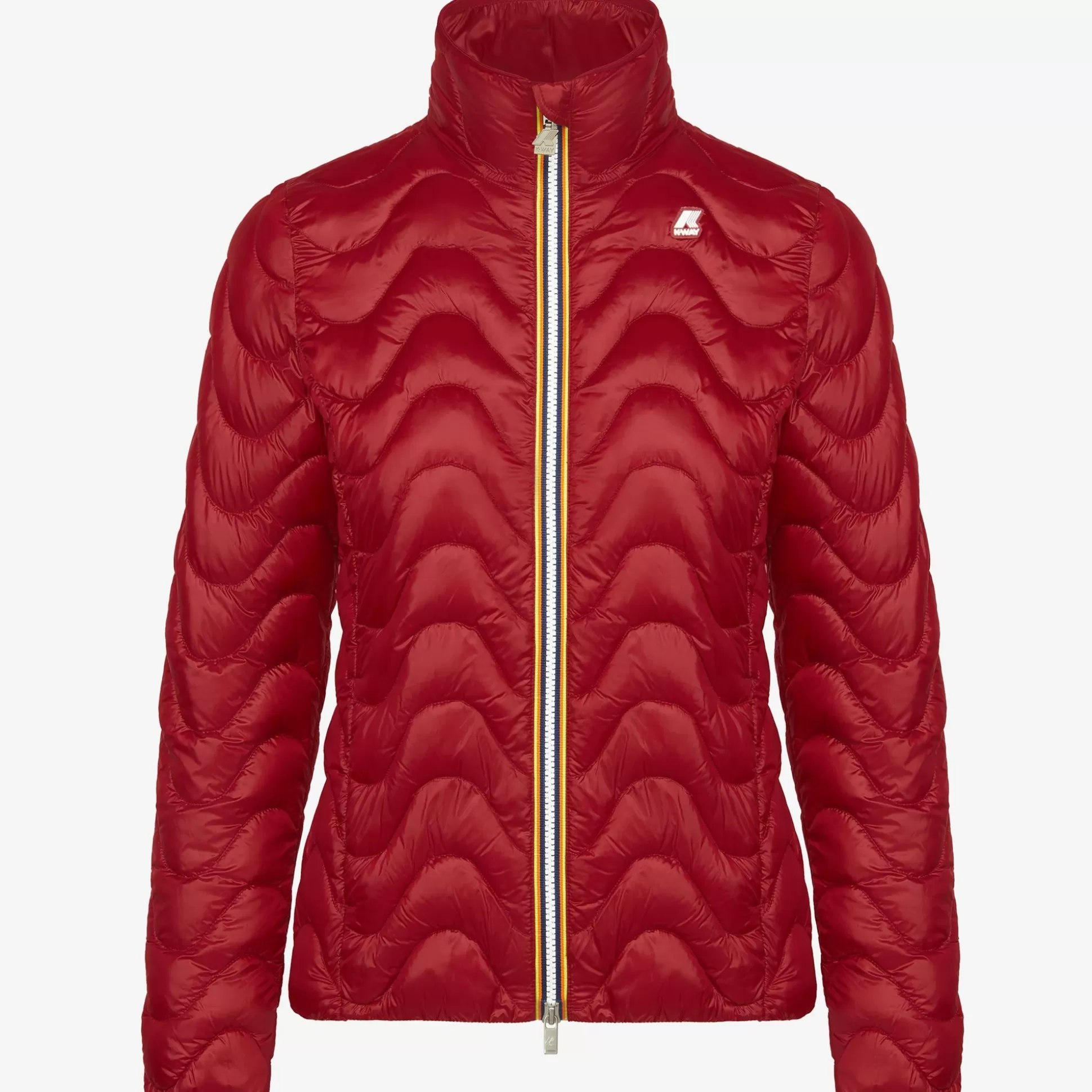 Hot K-Way VIOLETTE QUILTED WARM Reddktomato