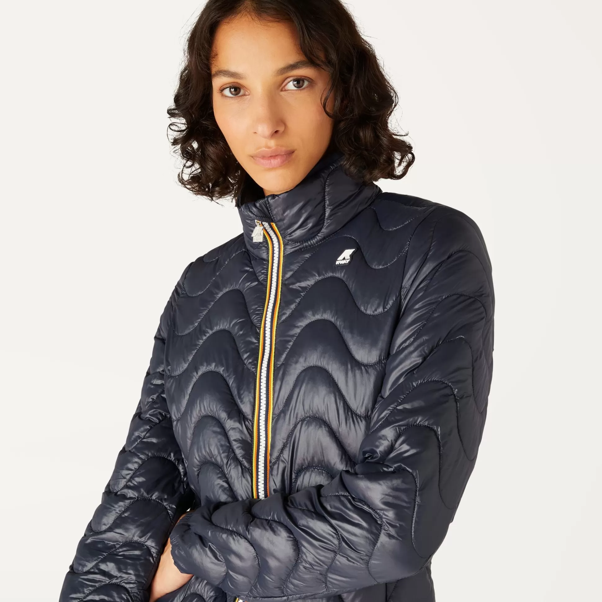 Hot K-Way VIOLETTE QUILTED WARM Bluedepth
