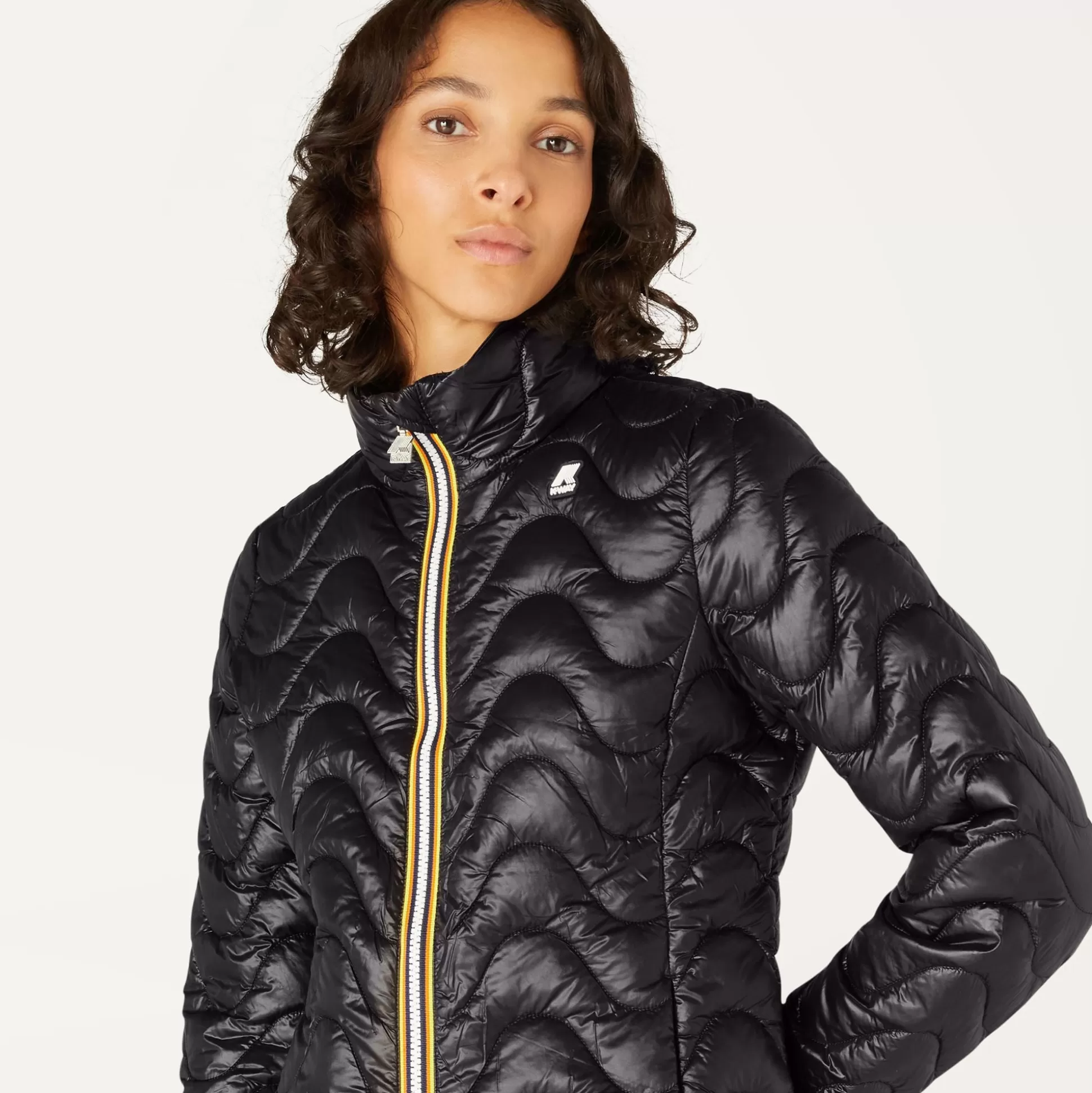 Best Sale K-Way VIOLETTE QUILTED WARM Blackpure