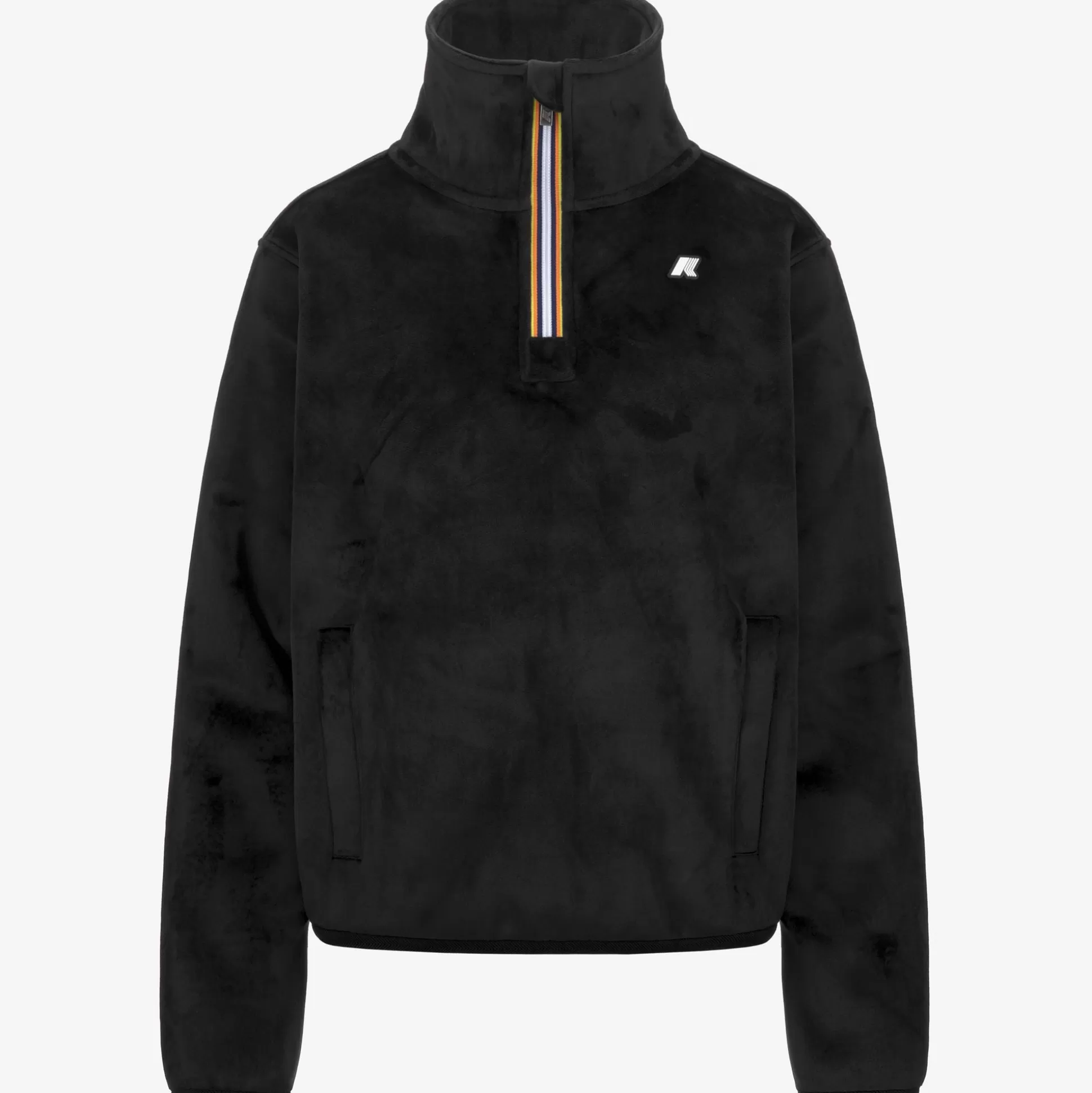 Shop K-Way VIV VELOUR POLAR Blackp-blackp